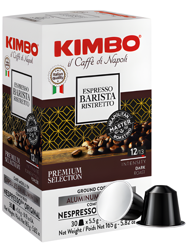 Kimbo Ristretto Nespresso®-compatible aluminum capsule