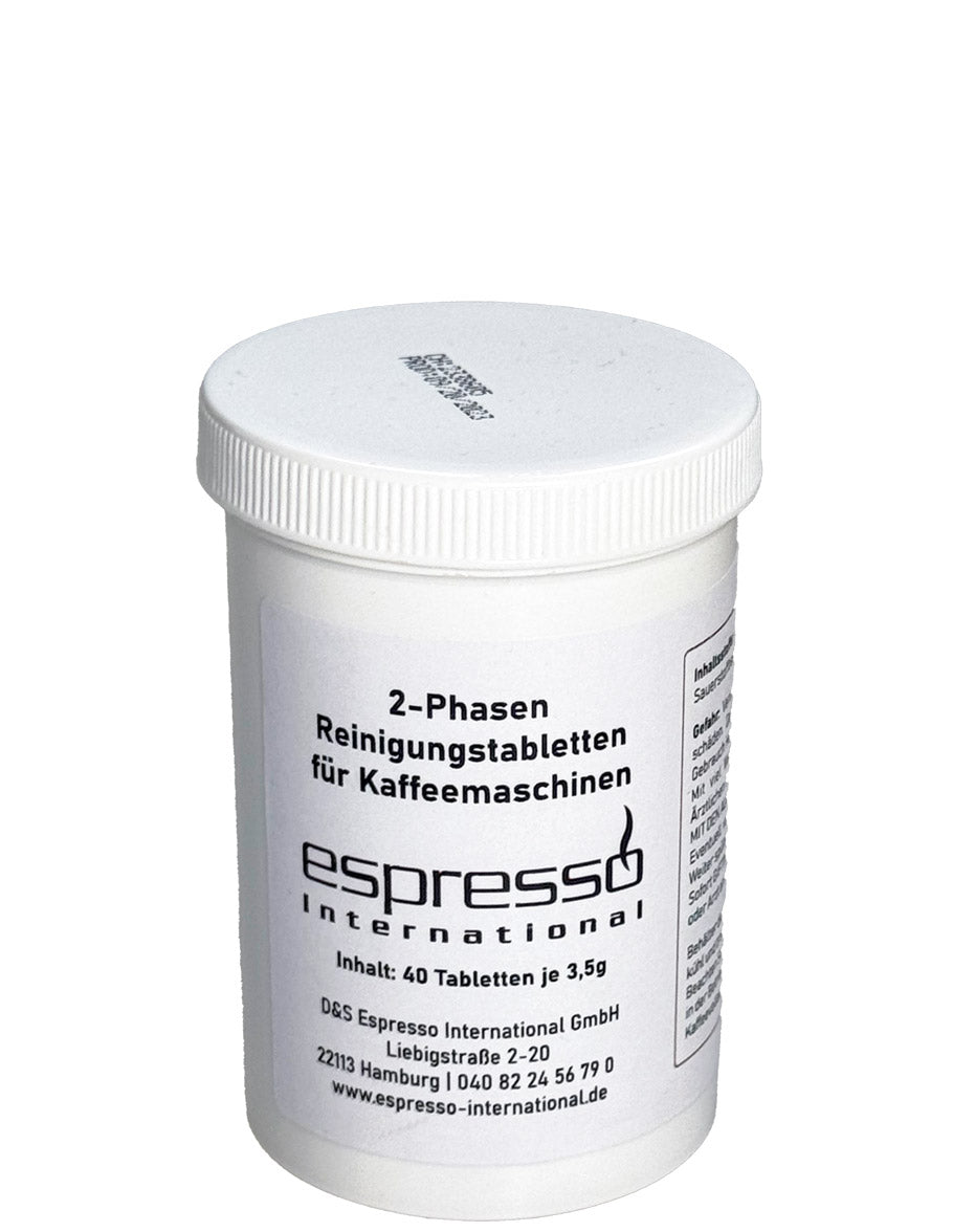 Two-phase cleaning tablets for coffee machines - Espresso International