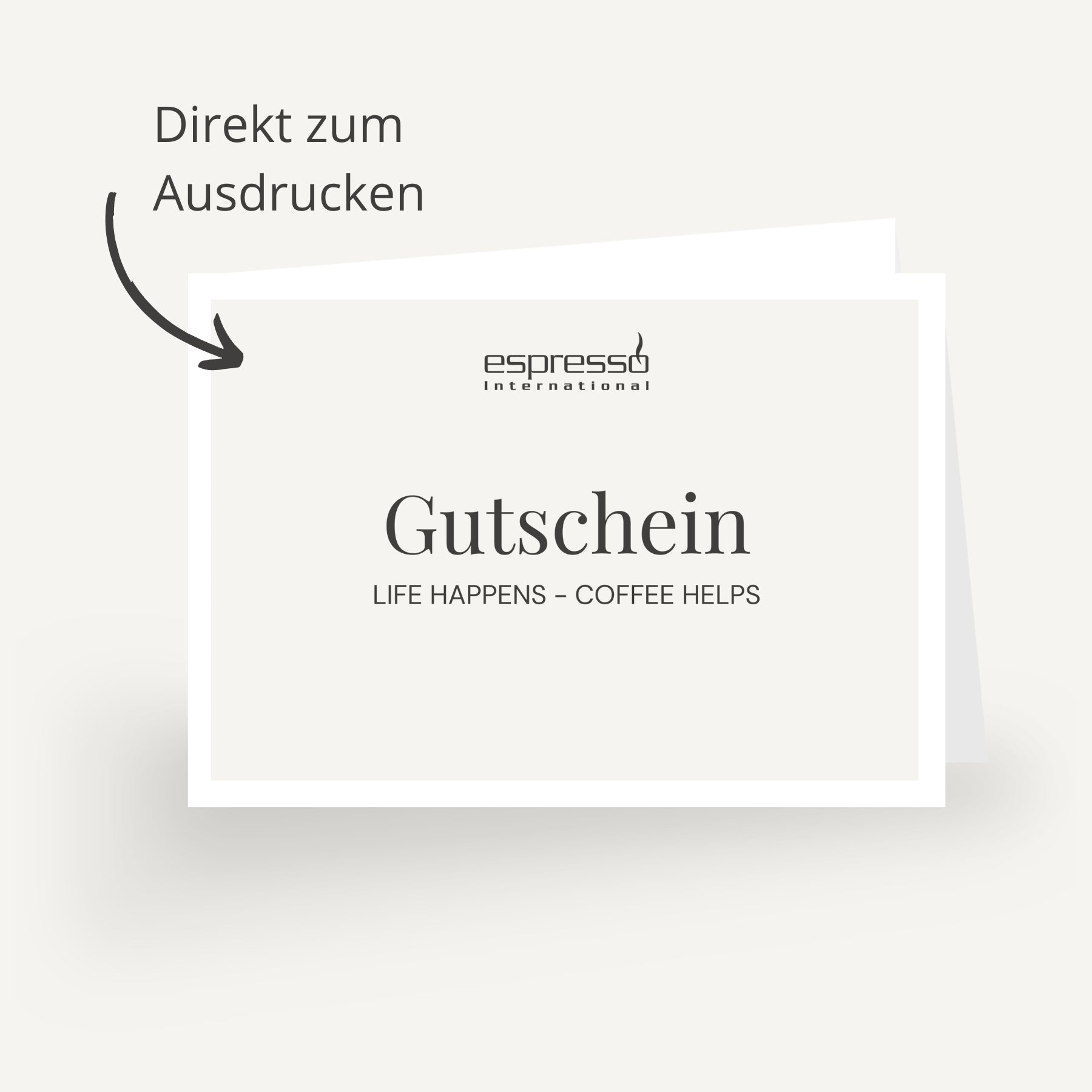 Gift Voucher Download – For True Coffee Lovers
