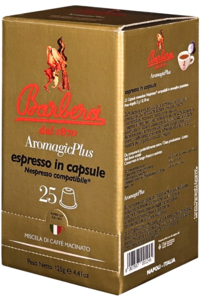 Barbera Aromagic Plus Nespresso®* kompatible Kapseln