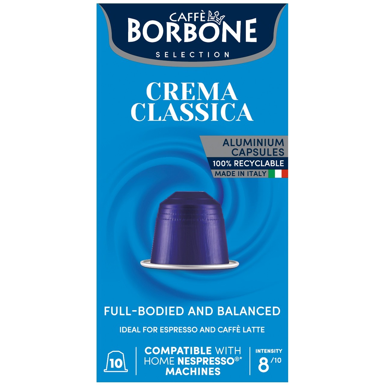 Caffè Borbone CREMA CLASSICA Nespresso® compatible capsules 