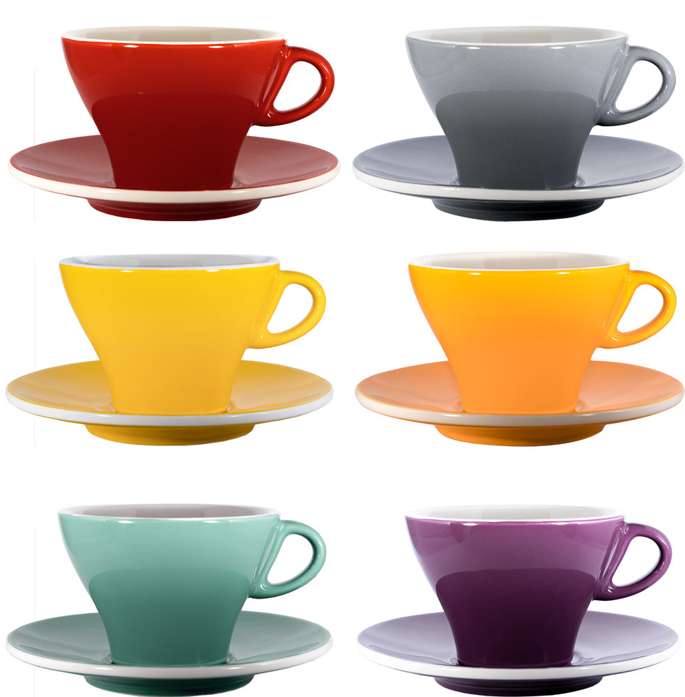 Set of coloured coffee cups - 6 pieces - Club House