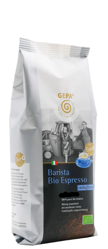 GEPA Italienischer Bio Espresso entkoffeiniert