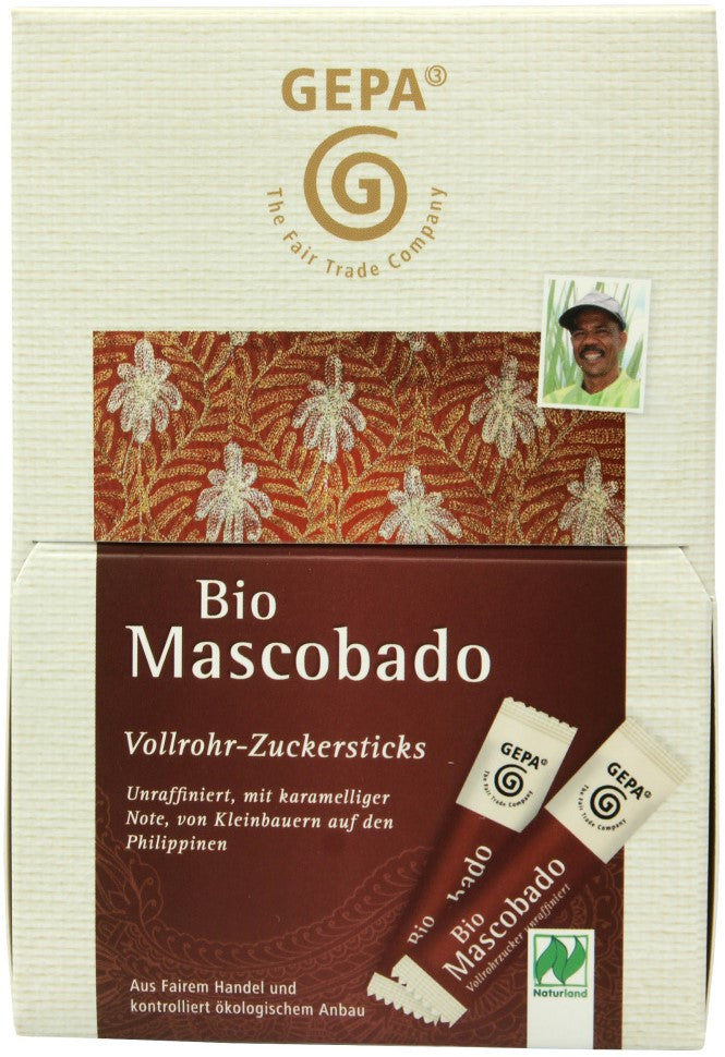 GEPA Bio Mascobado sugar-sticks