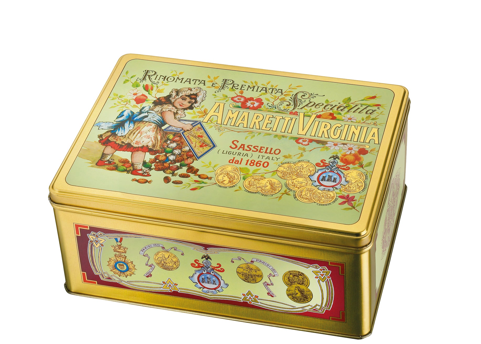 Soft/fluffy Amaretti in Tin Can - Amaretti Virginia