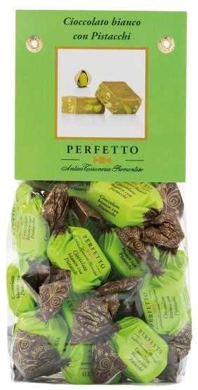 Truffles with pistachios and white chocolate - Antica Torroneria Piemontese
