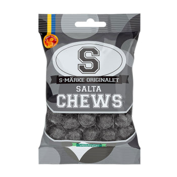 S-märke Salty Chews Licorice