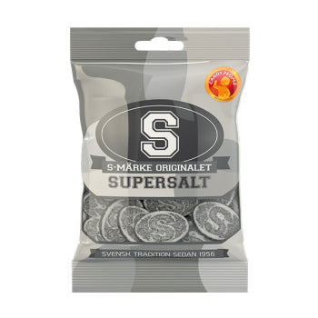 S-märke Supersalt Licorice