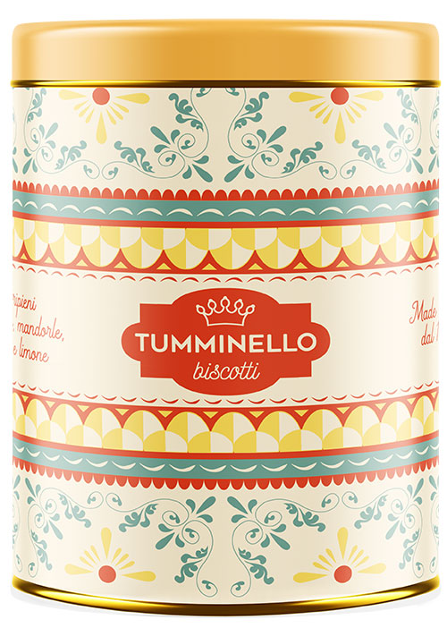 Metal Tin of Filled Biscuits - Tumminello