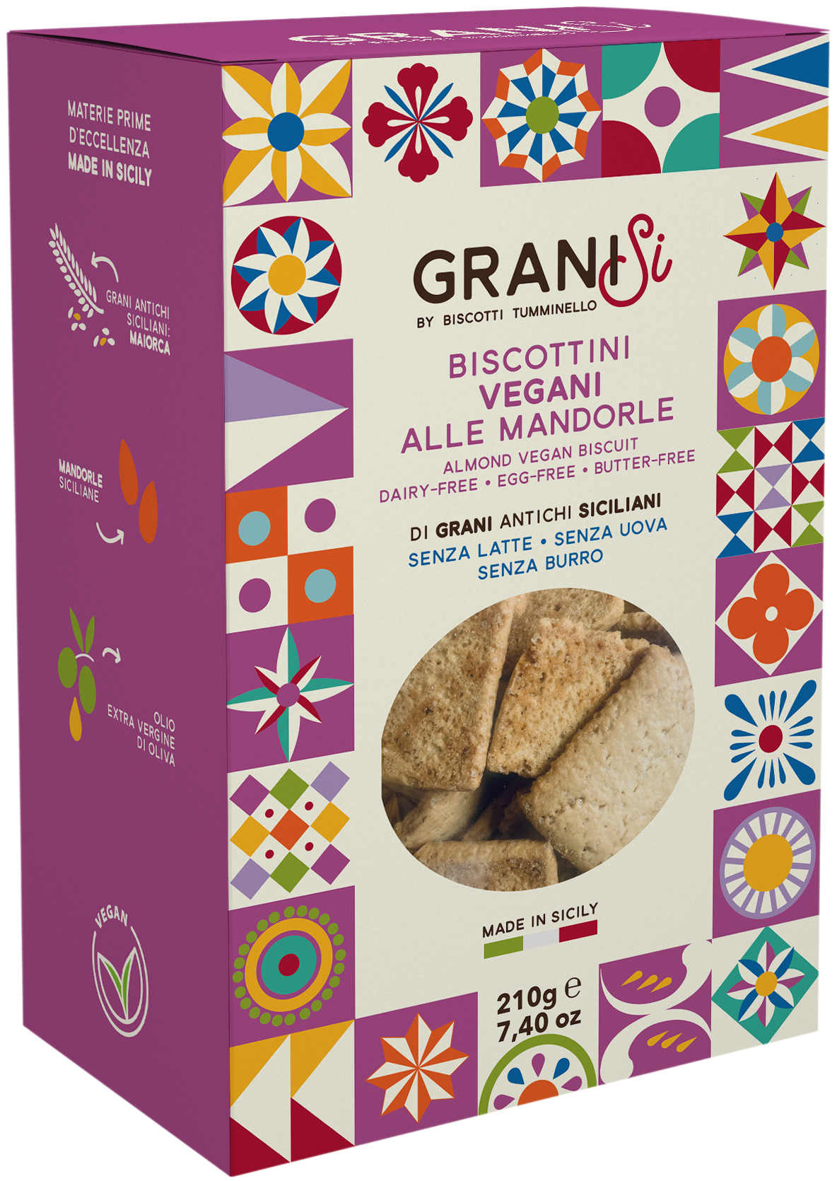Tumminello Vegan Almond Biscotti