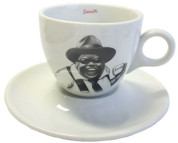 Lucaffe Cappuccino cup b/w Mr. Exclusive