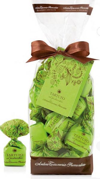 Pistachio and white chocolate truffles - Antica Torroneria Piemontese