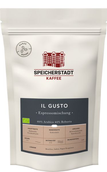 Speicherstadt Coffee Espresso Bio Il Gusto