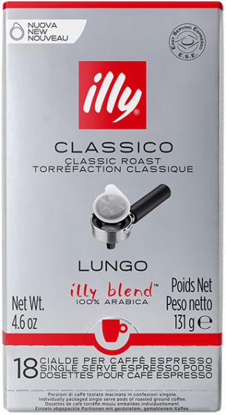 illy Lungo Classico ESe Pads