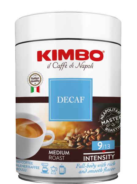 Kimbo Espresso Coffee decaffeinated ground