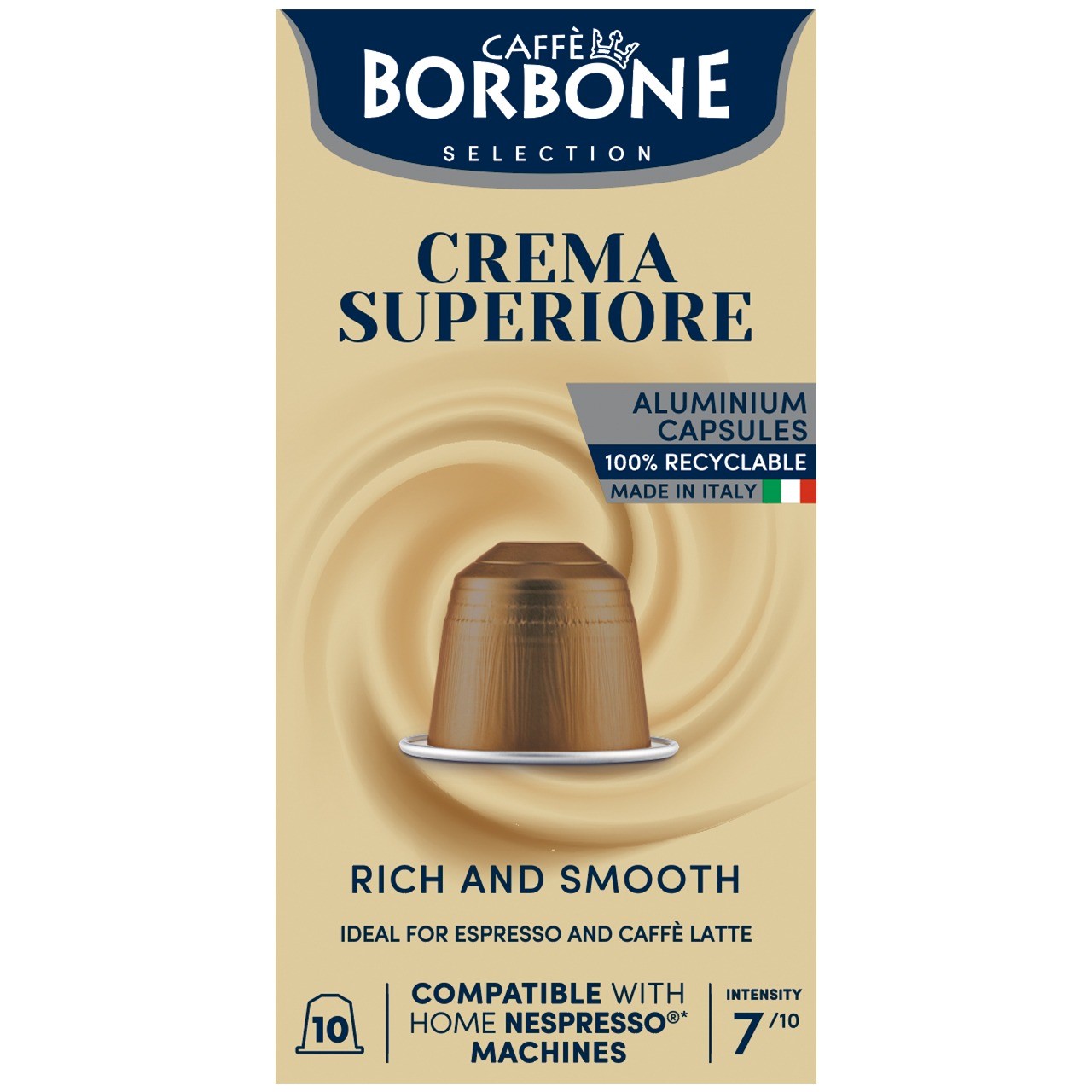 Caffè Borbone ⇒ Nespresso® compatible capsules Crema Superiore