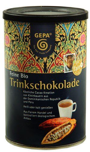 GEPA exquisite BIO Drinking Chocolate can