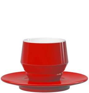 Cappuccino cup red "Maniko" - Club House Cappuccino cup red "Maniko" - Club House