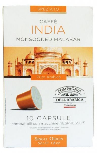 Compagnia dell Arabica Nespresso®* capsules India