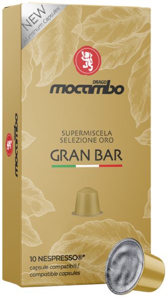 Mocambo Nespresso®-compatible capsules Gran Bar