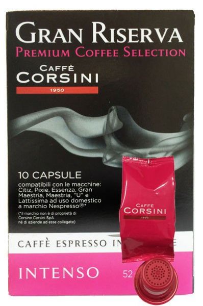 Corsini Nespresso®* compatible capsules Intenso