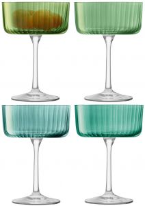 Set of 4 champagne glasses / Jade - LSA Set of 4 champagne glasses / Jade - LSA