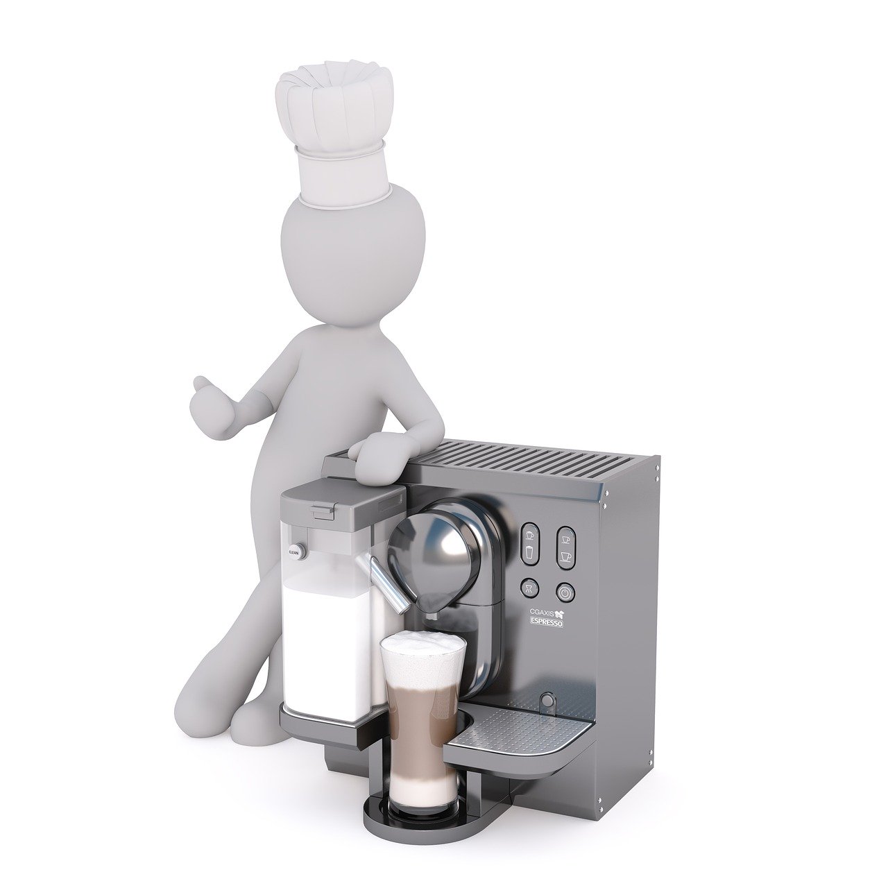 Chef by automatic coffee machine Automatic coffee machine