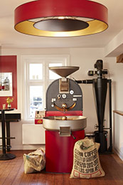 Hamburg roasting plant Carroux Carroux Coffee brand