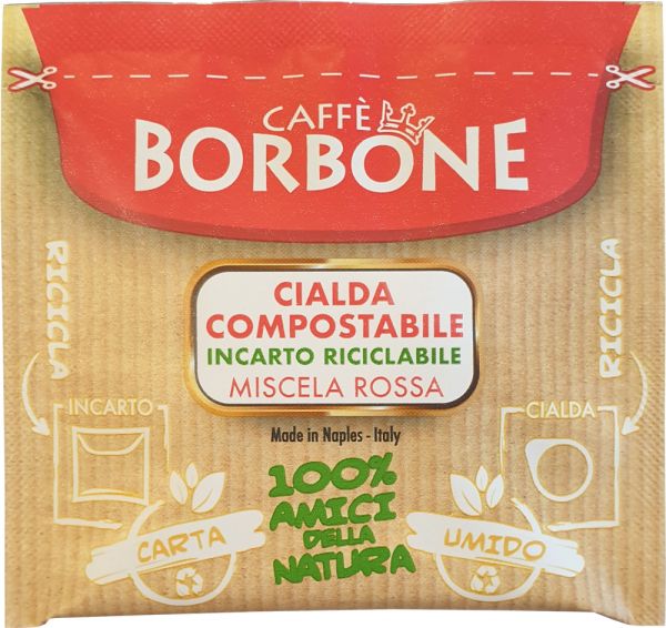 Cialde Caffè Borbone » Miscela Rossa « 100% Robusta beans!