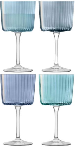 Set of 4 wine glasses / Sapphire - LSA