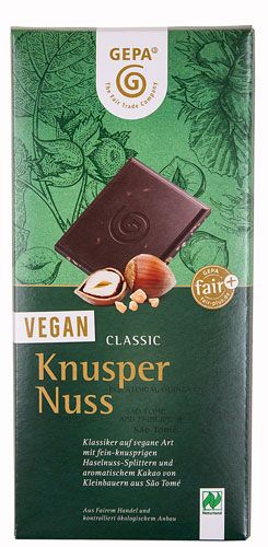 GEPA - Knusper Nuss Vegane Schokolade