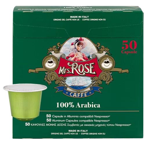 Mrs. Rose Nespresso® compatible capsules